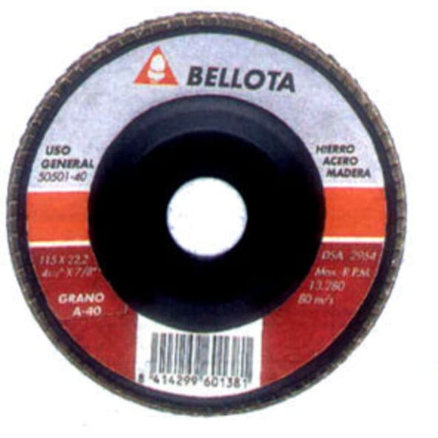 Metallschleifblatt Korund acorn disc 50501-40