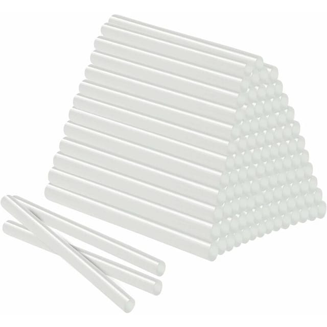 100 Stück Heißklebestifte 11 mm x 200 mm Transparente Heißklebepistolenstifte (2 kg)