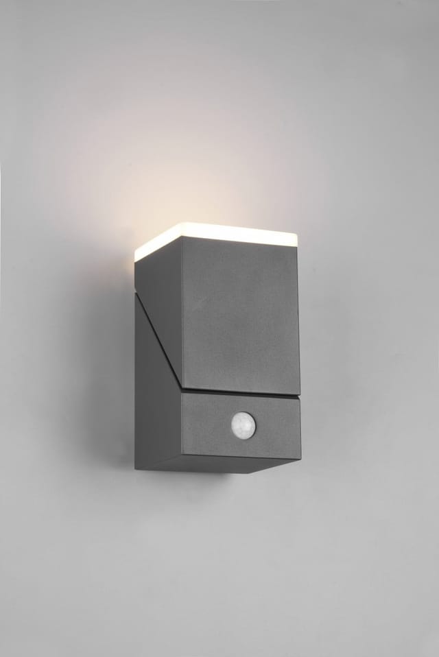 Webmarketpoint - Schwenkbare led Außenwandleuchte avon mit Bewegungsmelder, h: 16cm