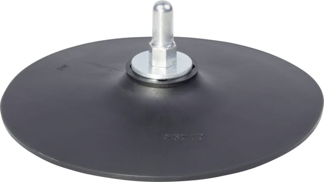 Schleifteller ø 125 mm Schaft ø 8 mm Gummi Bohrmaschinenaufsätze - Wolfcraft