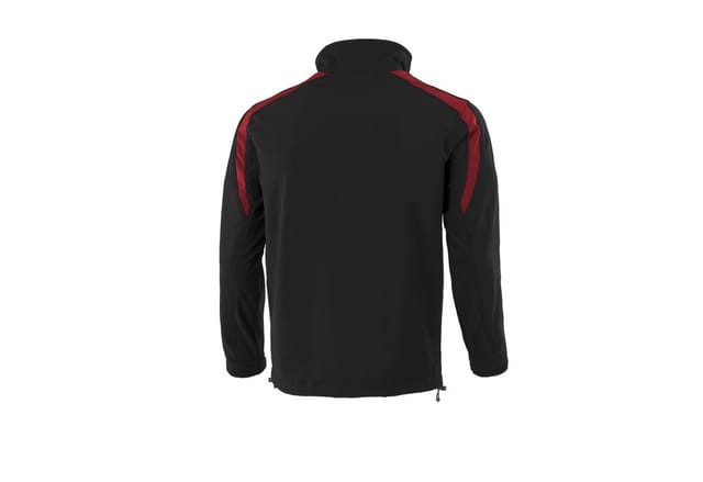 Qualitex Softshelljacke, Größe: XL, Farbe: schwarz/rot