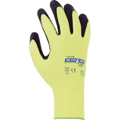 Towa - ActivGrip Lite Polyester-Feinstrickhandschuh, Kat.2, Latex 242710 Gr.10