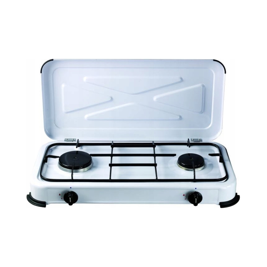 Herd Amica Bg02rm 2 Brenner Tragbar Emaillierter Stahl
