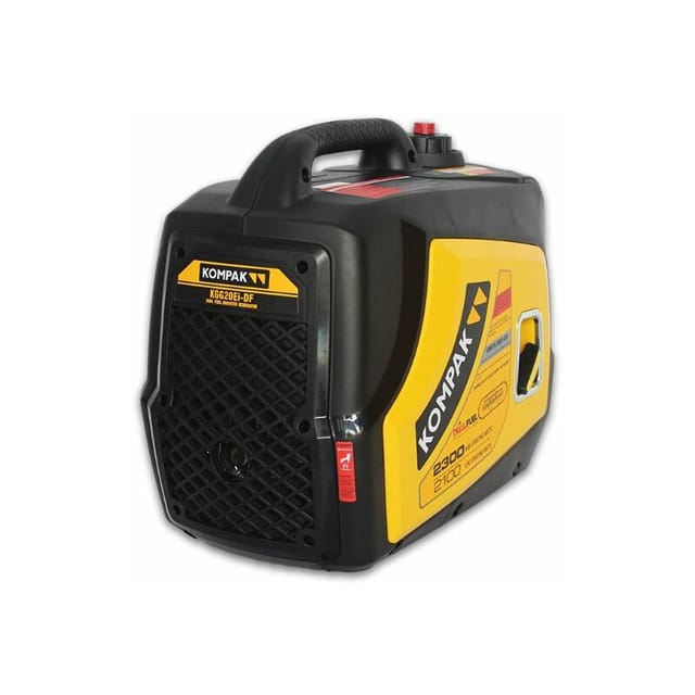 Kompak - Dual Fuel Inverter Gas Benzin 2300 Watt Stromaggregat 230V