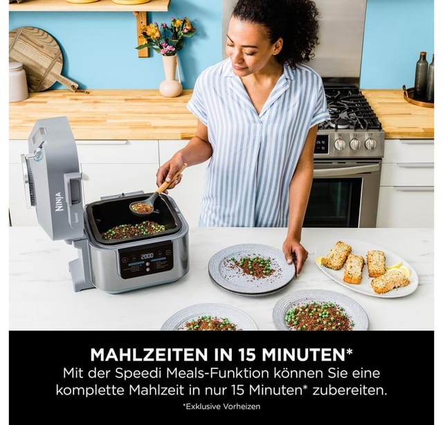 Speedi Rapid Cooking System & Heißluftfritteuse Air Fryer ON400DE - Ninja