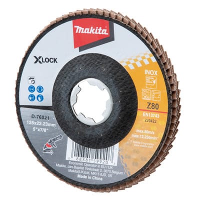 Fächerschleifscheibe 125 mm Z80 - D-76021 - Makita