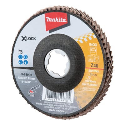 Fächerschleifscheibe 125 mm Z40 - D-76009 - Makita