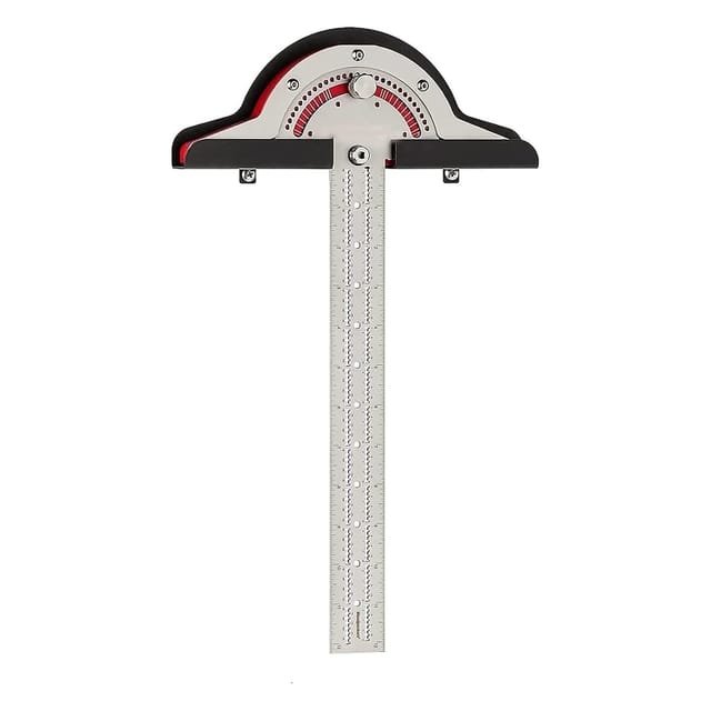 Winkelmesser Mit Rundem Kopf, 10-zoll-zimmerei-kantenlineal, Winkelmesser-finder-lineal Aus Edelstahl, Doppelarm-winkelmesswerkzeug Für Holzbearbeitungslineale