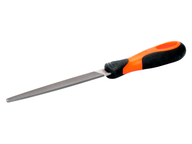 Bahco - ergo Flachfeile mit konisch zulaufenden Kanten, Halbschlicht 150 mm, Hieb 2
