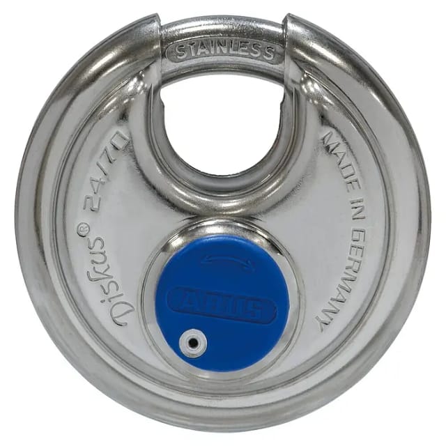 Vorhängeschloss ABUS FRANKREICH - Diskus in 70 mm Rundstahl - 32124