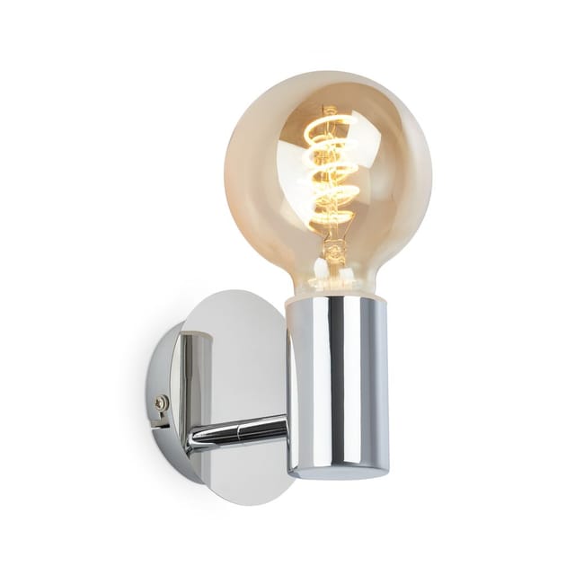 Wandleuchte 10 cm exk. E27 max. 10 Watt IP44 Spritzwasserschutz weiß Briloner