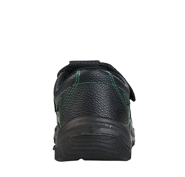 teXXor® S1-Sicherheitsklettsandalen GAP schwarz/grün 611145 Gr.45
