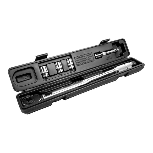 Güde - 1/2 Zoll Drehmomentschlüssel Steckschlüssel Set 5-tlg. 40-210 Nm