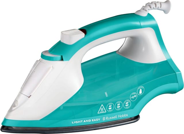 Russell Hobbs 26470-56 Bügeleisen Dampfbügeleisen Antihaft-Platte 2400 W Grün, Weiß