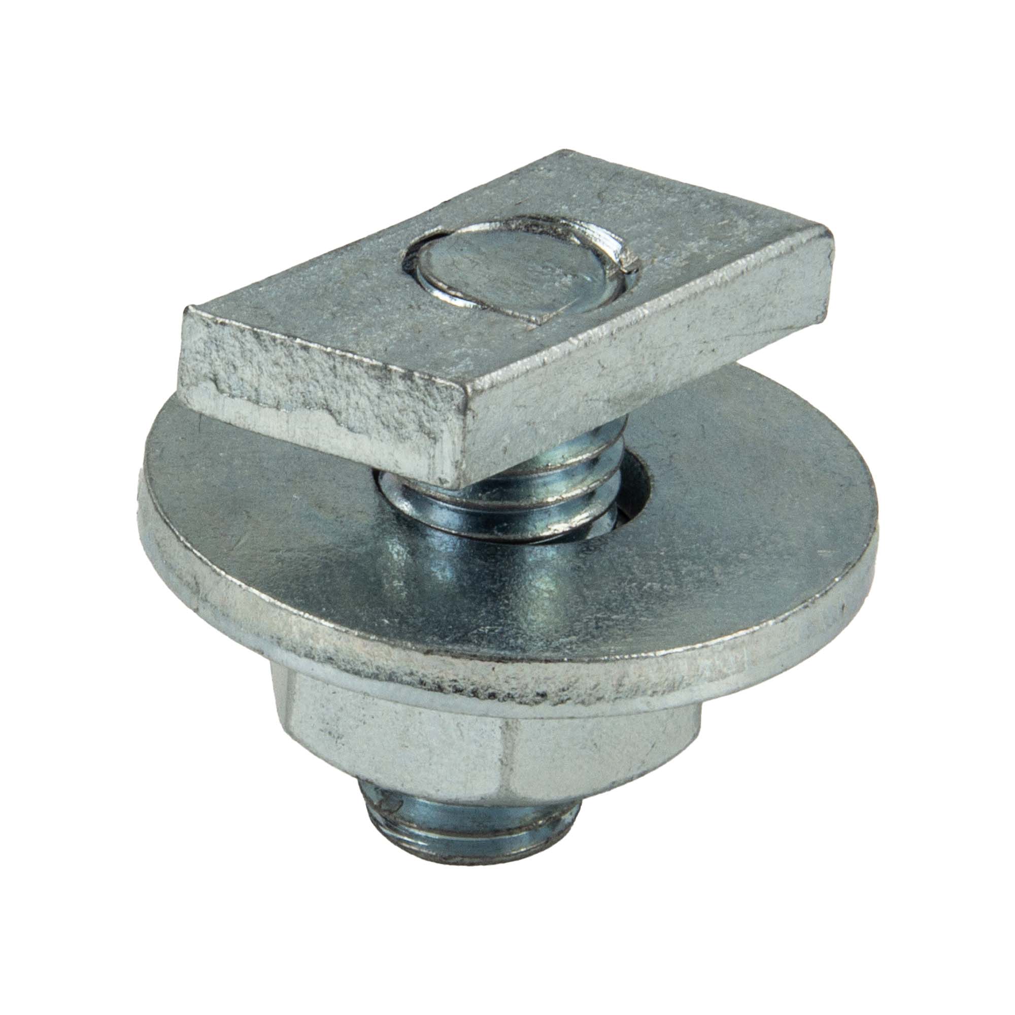 Tecuro - Hammerkopfschraube M8 x 30 mm für Montageschiene Typ 27/18 & Typ 28/30, Stahl verzinkt
