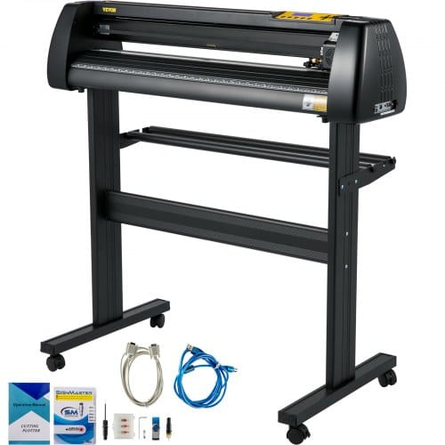 28 Inch Vinyl Schneideplotter Vinyl Cutter Plotter 720 mm Slogan Cutting Plotter Desktop Machine mit der Software - Vevor