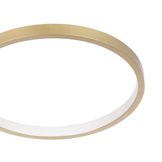 Eglo - led cct Deckenleuchte Gafares weiß-gold 40,5 x 29 cm gold, weiß Deckenlampen & Kronleuchter