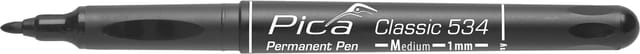 Permanent-Pen, 1,0mm schwarz / sb - Pica
