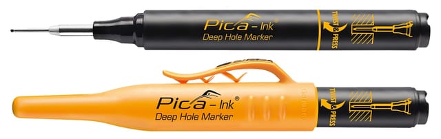 Pica - Ink Tieflochmarker 150/46/SB, schwarz
