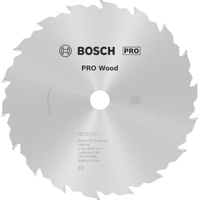 Kreissägeblatt Speedline Wood, 160 x 16 x 2,2 mm, 18 2608640785 - Bosch