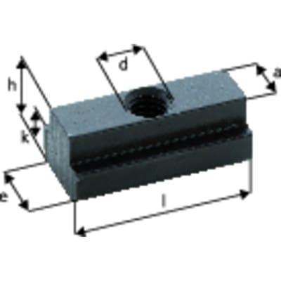 Nutenstein DIN508L M12x14mm Format