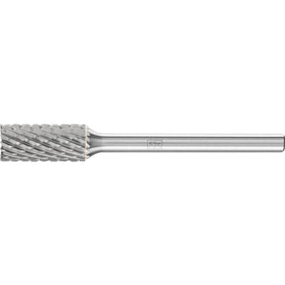 HM-Kleinfrässtift zya Zylinderform Zahnung 4 mit Stirnverzahnung ZYA-S0613