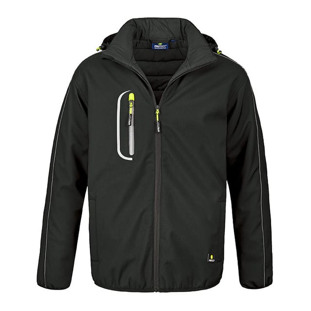 Winter-Softshelljacke KNOXVILLE schwarz Größe XXL