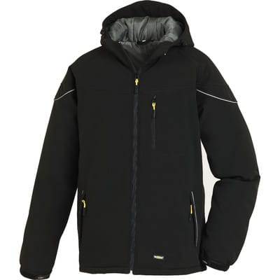 Winter-Softshell-Jacke VAIL schwarz Größe XXL