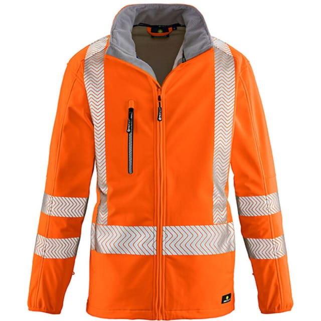 Warnschutz-Softshelljacke TYLER leuchtorange Größe S