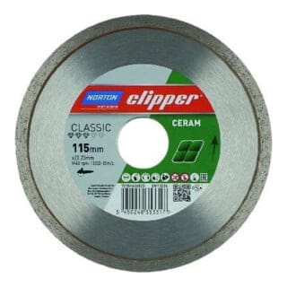 Norton - Clipper Diamant Sägeblatt Classic Ceramic (vormals Classic Ceram), Ausführung: 125 x 22,23 mm