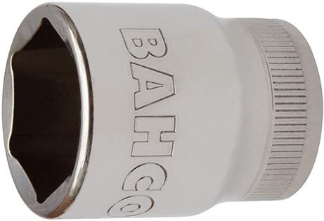 Bahco 1/2-Steckschlüssel-Einsatz, Sechskant, 8 mm, hochglanzpoliert