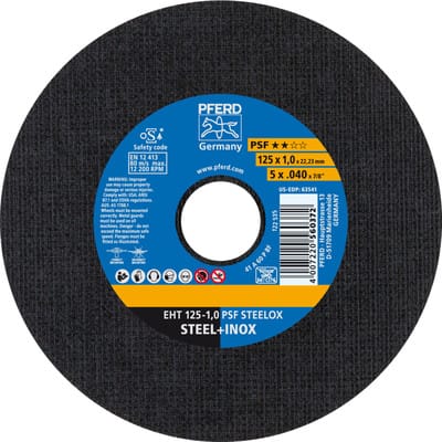 Trennscheibe Eht 125-1,0 Psf Steelox - Pferd