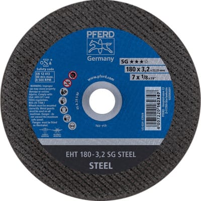 Trennscheibe gerade A24SSG 178x3,2mm Pferd