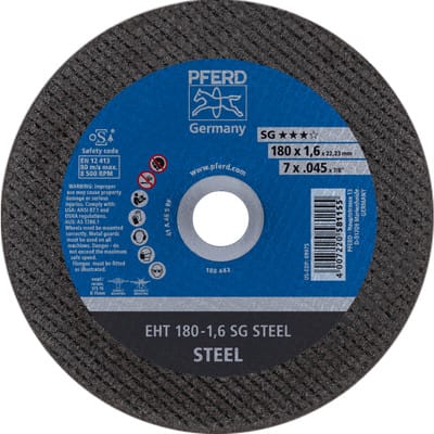 Trennscheibe gerade A46SSG 178x1,6mm Pferd