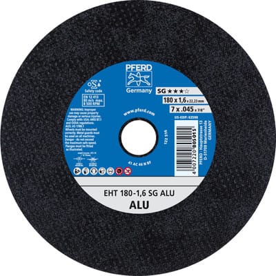 Trennscheibe gerade für Aluminium A30NSG 178x1,6mm pferd