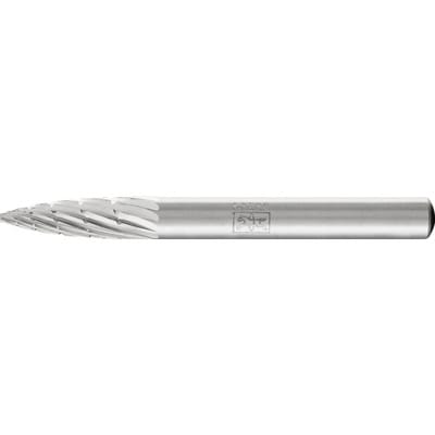 Pferd - Frässtift spk D.6mm Kopf-L.18mm Schaft-D.6mm hss Verz.3