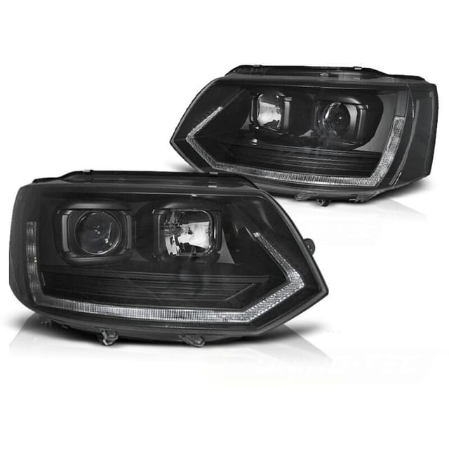 Viking Choice - Scheinwerfer für vw T5 10-15 tube light T6 look schwarz