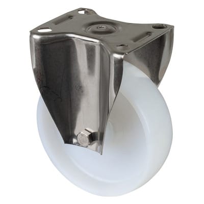 Bs Rollen - Bockrolle Rad-Ø 125 mm Tragfähigkeit 130 kg Kunststoff Platte L95xB80 mm