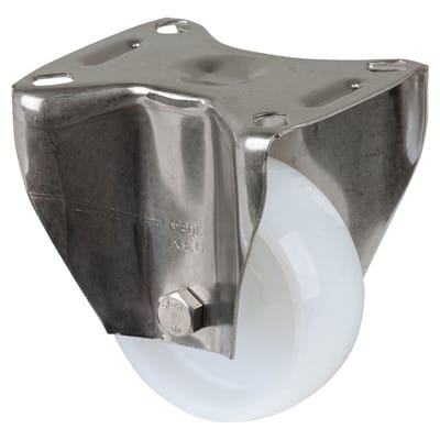 Bockrolle EdelStahl Rad-d 80mm 100KG Tragfür - Bs Rollen