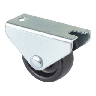 Bs Rollen - Kastenrolle Rad-Ø 30 mm Tragfähigkeit 40 kg Material Rolle Kunststoff mit Anschraubplatte