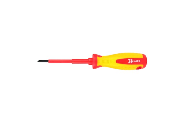 Hanger Isolierter Schraubendreher PH1 175 mm mit Gummigriff