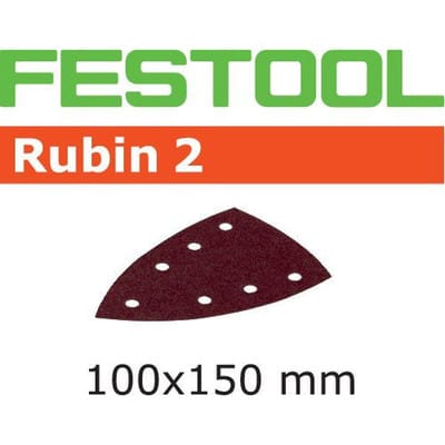 Festool Schleifblatt STF DELTA/7 P40 RU2/10 Rubin 2 (499141)