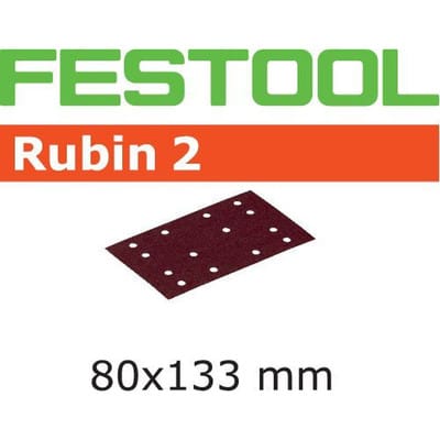 Schleifmittel Rubin 2 stf 80X133 P180 RU2/10 Festool 499060