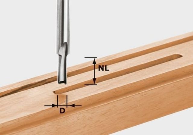 Nutfräser hw S8 D4/10 (490953) - Festool