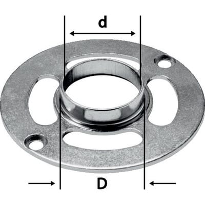 Festool Kopierring Oberfräse Fräser Fräse Frässchablone KR-D 30/OF 900 486033