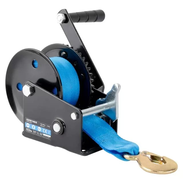Güde - Handwinde Gurtwinde Seilwinde Winde gghw 540-8 max. 540 kg Gurt 8 Meter