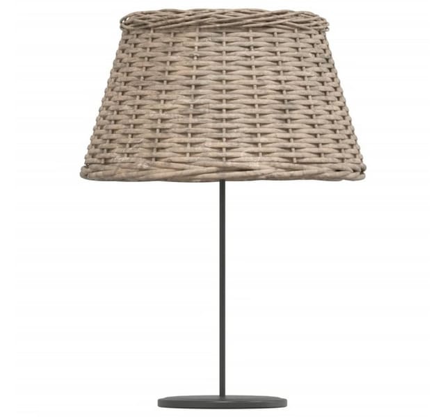 Lampenschirm Braun Ø50x30 cm Korbweide Vidaxl