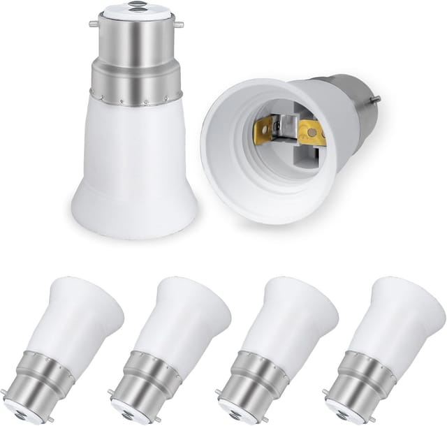 Rosemary - B22-auf-E27-Adaptersockel für LED-Leuchtmittel, ac 230 v, Konvertierungsadapter für den Wechsel von B22 auf E27, schraubbarer