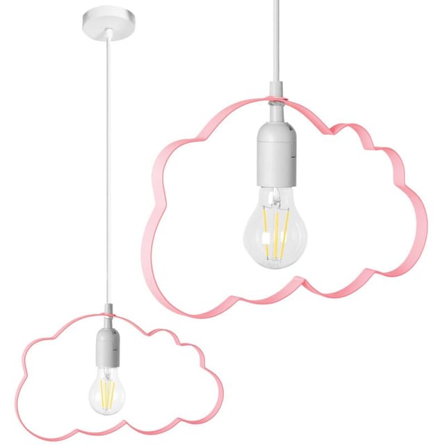 Hängelampe cloud light pink
