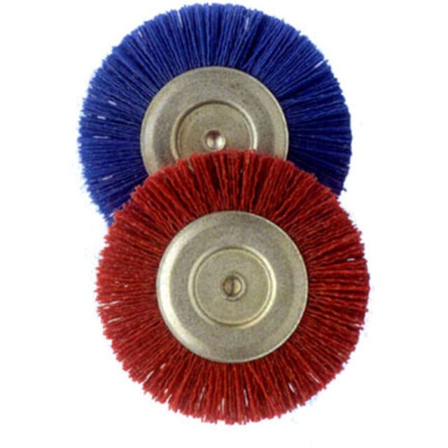 ACORN 50825-75F Blaue, feine, abrasive Nylon-Rundbürste